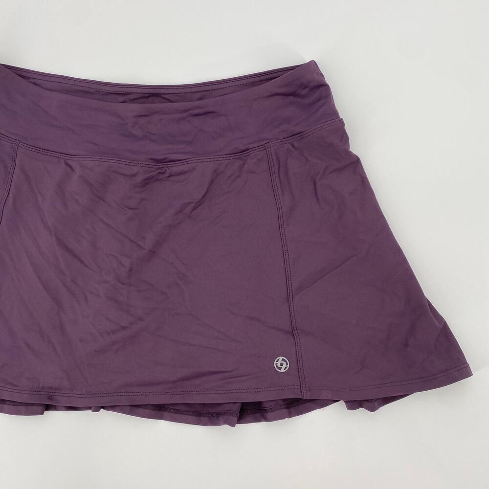 Lija L purple athletic tennis skort